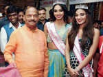 Raghubar Das, Chriteena Biju and Stefy Patel 