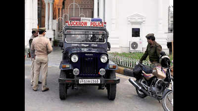 Iconic blue UP Police jeep on its way out