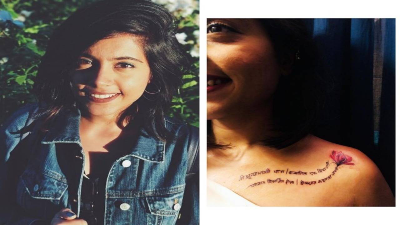 Shreya Bugde | Shreya Bugde Flaunts her New Tatto | Chala Hawa Yeu Dya |  Zee Marathi - YouTube