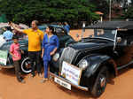 Vintage car rally held in Bengaluru