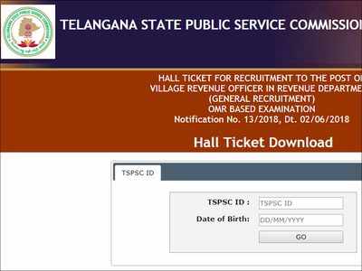 TSPSC VRO Hall Ticket 2018 available @ tspsc.gov.in; find download link here