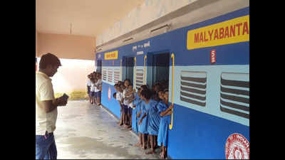 Odisha: Remote Malkangiri's first 'train' halts at local school