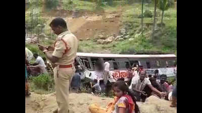Kondagattu accident: Several killed as bus falls into gorge in Telangana