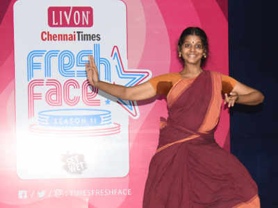 Malarvili emerged winner the winner of Livon Times Fresh Face audition at Dr MGR-Janaki college for women