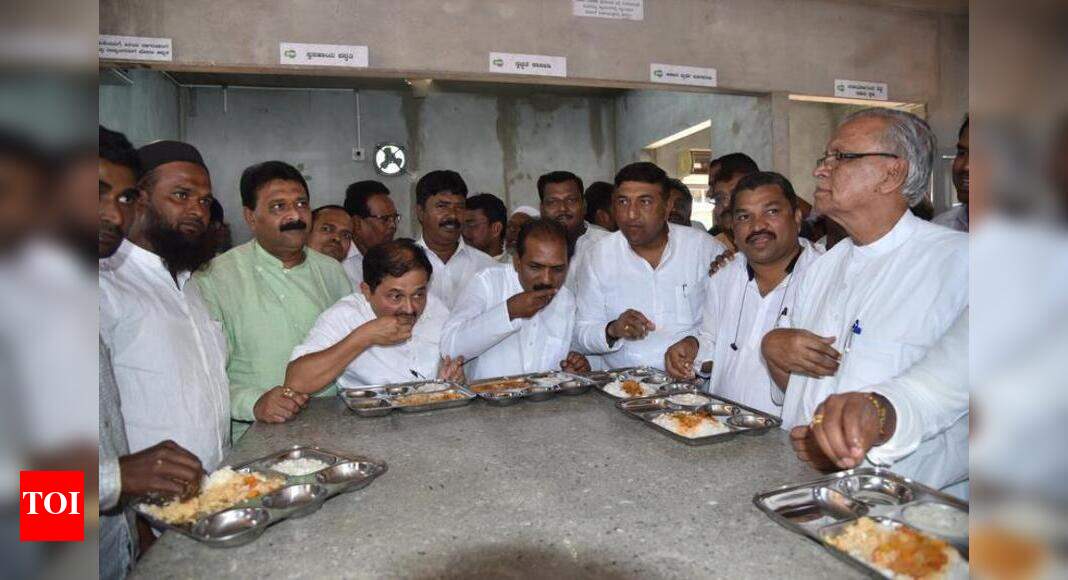 Hubballi gets its Indira Canteens Hubballi News Times of India