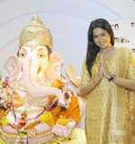 Sameera celebrates 'Ganesh Chaturthi'