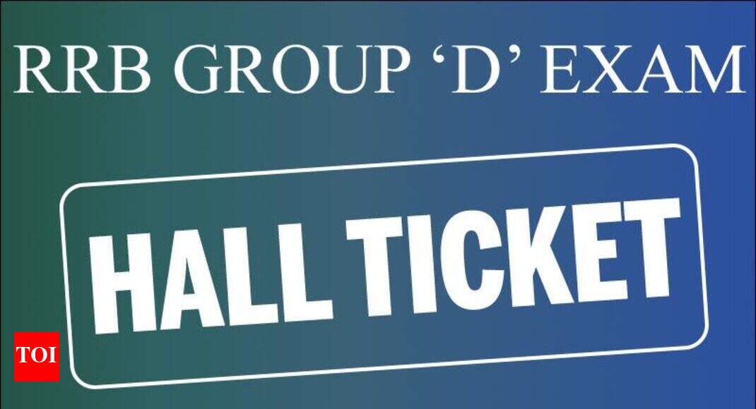 group d admit card rrb group d 2018 admit card released for