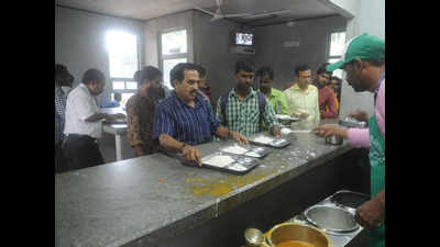 Satisfied but Hubballi's Indira Canteen customers see room for improvement