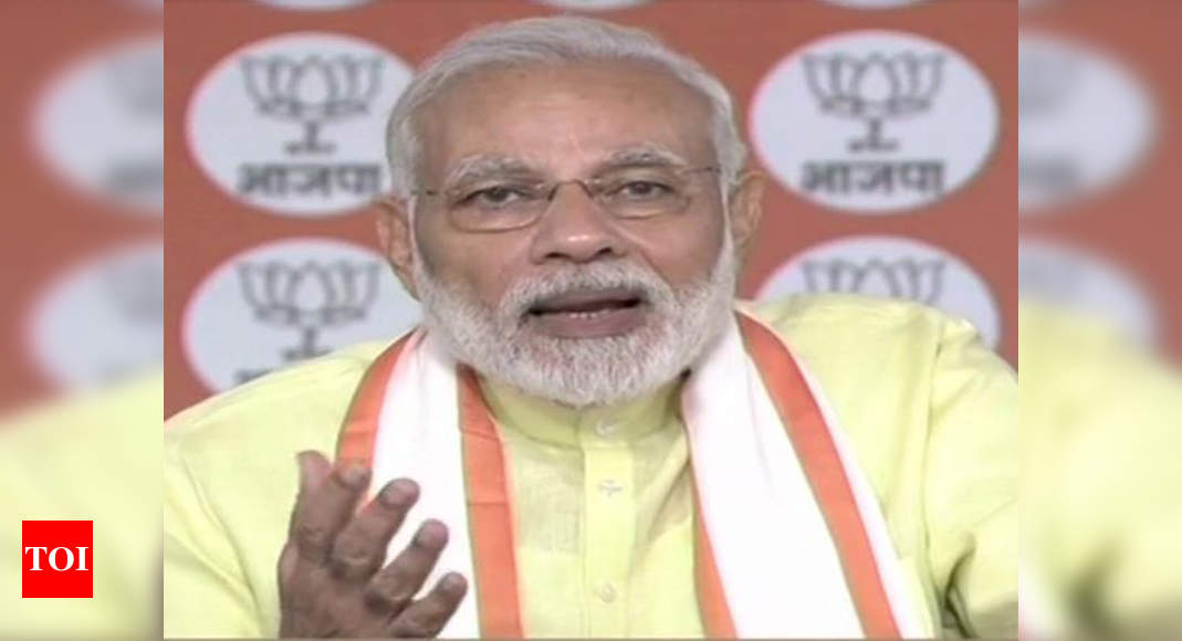 PM Modi Formulates 2019 Mantra For BJP Workers- 'Mera Booth Sabse ...