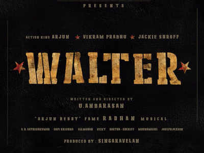 Vikram Prabhu’s next titled ‘Walter’