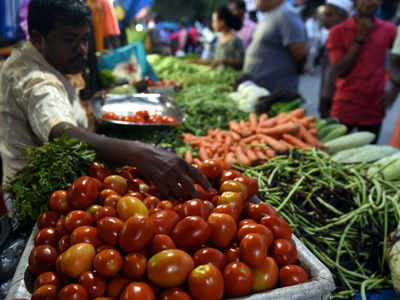 Wholesale inflation eases to 4-month low as food prices dip