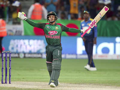 Asia Cup 2018: Mushfiqur century takes Bangladesh to 261 as Malinga takes 4 on comeback