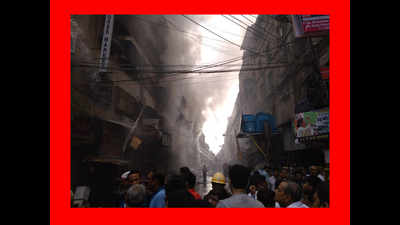Watch: Massive fire breaks out at Bagri Market in Kolkata