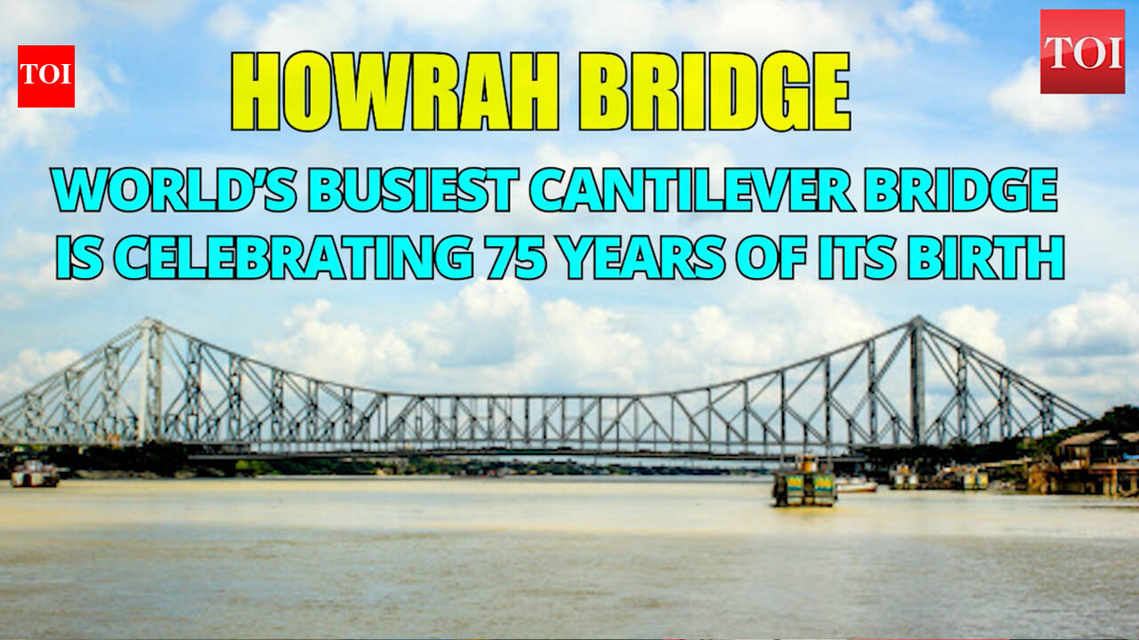 Howrah Bridge is celebrating 75 years of its birth