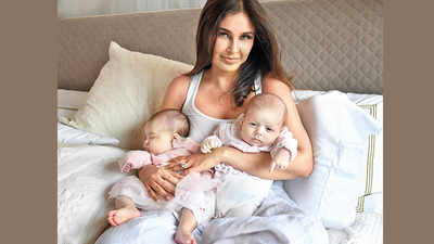 Exclusive: Lisa Ray welcomes twin daughters via surrogacy