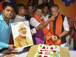 BJP leaders, workers celebrate PM Modi's birthday