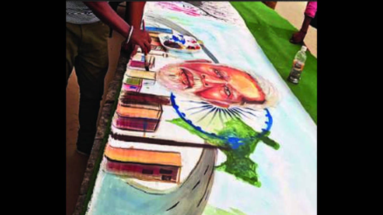 Swachh bharat drawing image ||how to draw swachh bharat mission - YouTube