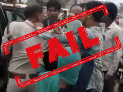 FAKE ALERT: Muslim woman, youngsters did not thrash cop for issuing challan, UP Police confirm
