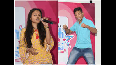 Jay Kinnake & Megha Chaubey emerged winners at the Times Fresh Face auditions at Sathyabama Institute