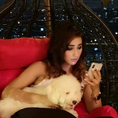 Sayantika spends quality time with her 'daughter'