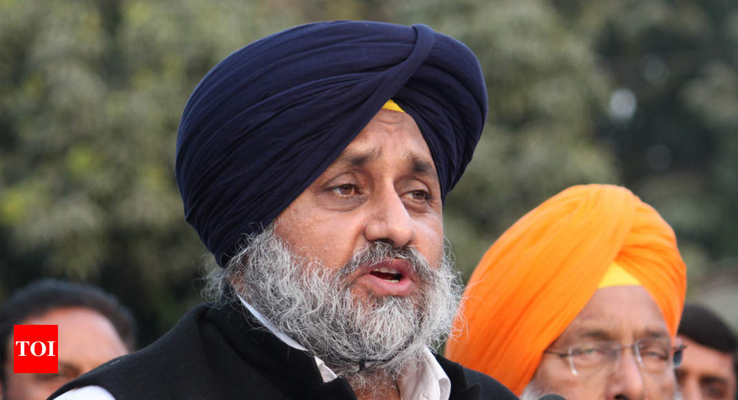 SAD president Sukhbir Singh Badal booked after assault on Cong worker ...