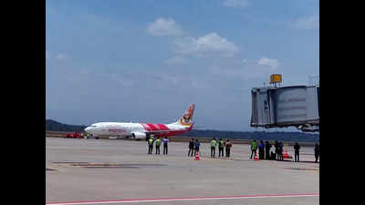Air India Express flight completes successful trial run at Kannur airport