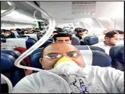 Ears Noses Bleed As Cabin Pressure Drops On Jet Flight Mumbai