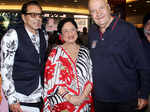 Dharmendra and Tabassum with Prem Chopra