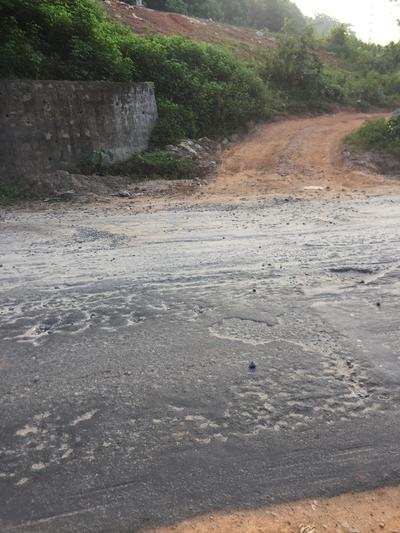 Mangalore airport road in bad shape