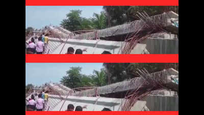 West Bengal: Under construction bridge collapses