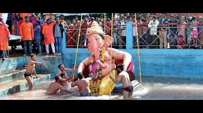 Ganesh idols immersion: Longest procession in Belagavi