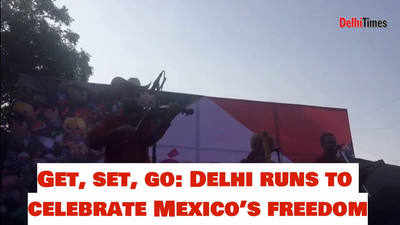 Delhi runs to celebrate Mexico's freedom