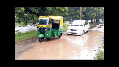 Chandigarh: Roads dimpled again, cheap make-up wasn’t waterproof