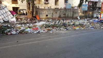 Garbage dump near Kanjurmarg East Bridge