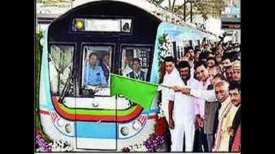 19,000 ride Ameerpet-LB Nagar Metro on Day 1