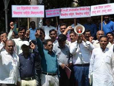 Maha degree college teachers go on indefinite strike