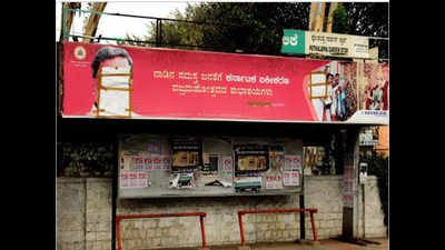 BMTC MD booked for not removing ad boards