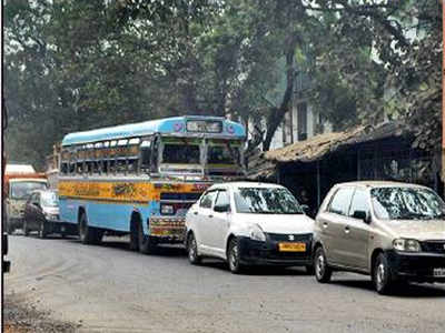 detours buses behala routes plying charge extra rs ramnagar bound howrah esplanade forced hyde take through road pic