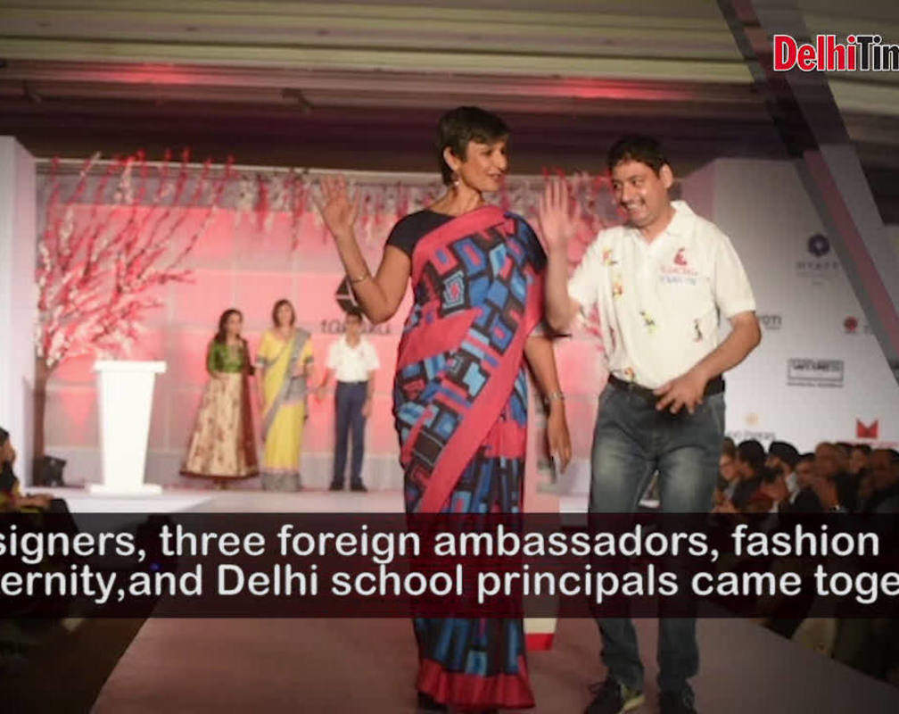 
Diplomats walk the ramp with special showstoppers for a cause
