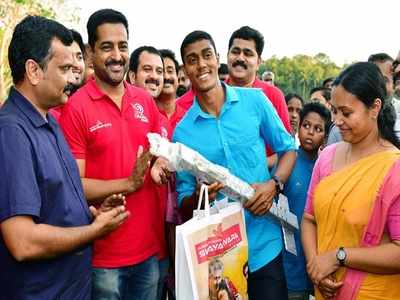ATMA members lend a helping hand to athletic Anandu Vijayan
