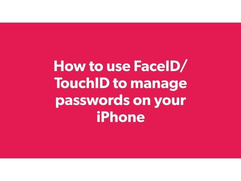 How to use Face ID to manage passwords on your iPhone | Gadgets Now