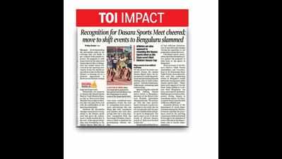 KOA withdraws proposal to shift Dasara sports events from Mysuru