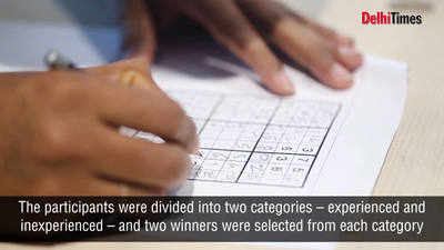 Winners of Times Sudoku Championship will represent India in Prague