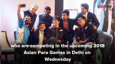 Shah Rukh Khan meets para athletes at Asian Para Games send-off