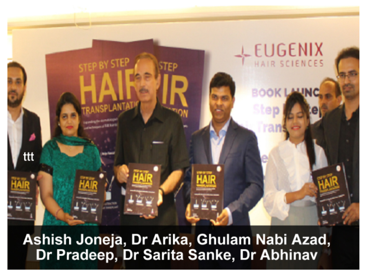 Eugenix Co-founder Dr Arika Bansal, Dr Pradeep Sethi Publish Book on Hair Transplant - Times of India Eugenix Co-founder Dr Arika Bansal, Dr Pradeep Sethi Publish Book on Hair Transplant - Times of India