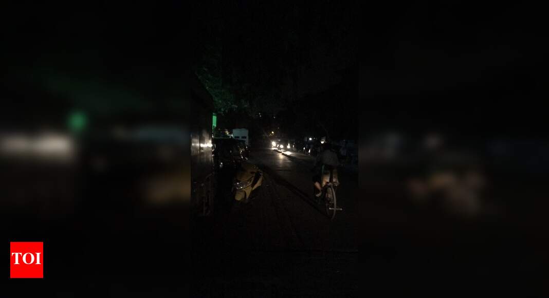 No streetlight Times of India