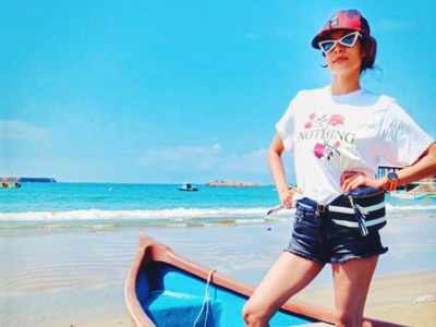 Kasam Tere Pyaar Ki actress Shamin Mannan unwinds in Goa