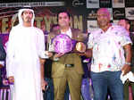 Mohammed Ali Budhwani, Tahnoun bin Mohammed Al Nahyan and Mike Tyson