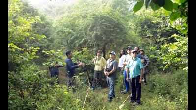 Nature lovers meet for a stroll in the Aravalis