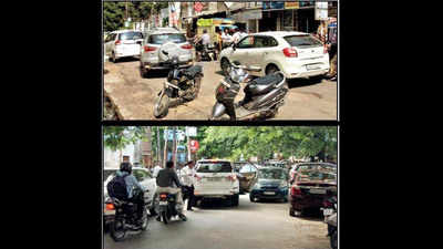 Where parking, missing cops spark traffic chaos